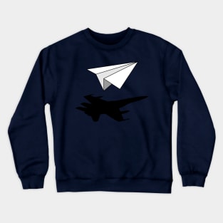 Paper Airplane Aeronautical Engineer Crewneck Sweatshirt